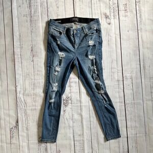 Torrid Distressed Super Soft Bombshell Skinny Jeans 16R